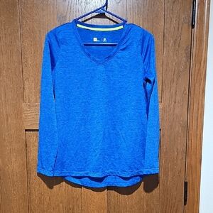 Xersion Blue and Yellow Athletic Top